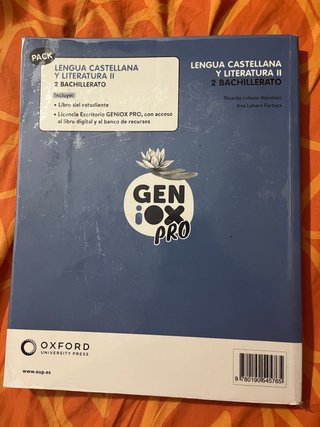 Lengua castellana y literatura II. Libro del es...