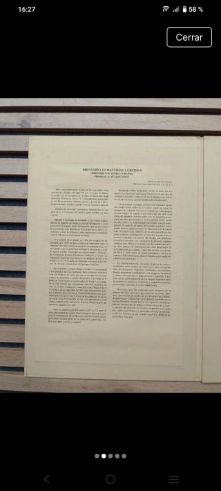 Láminas facsímiles de la biblia hamilton y el brev