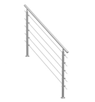 Pasamanos VEVOR 150 cm Acero Inoxidable