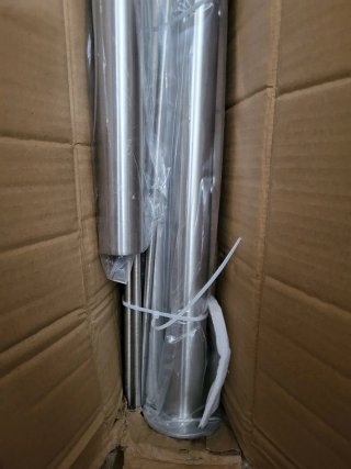 Pasamanos VEVOR 150 cm Acero Inoxidable
