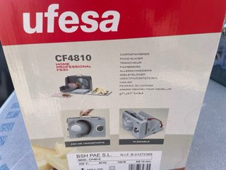 Cortadora de fiambre Ufesa CF4810 plegable