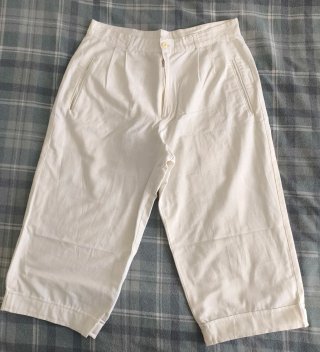 Pantalón pirata blanco