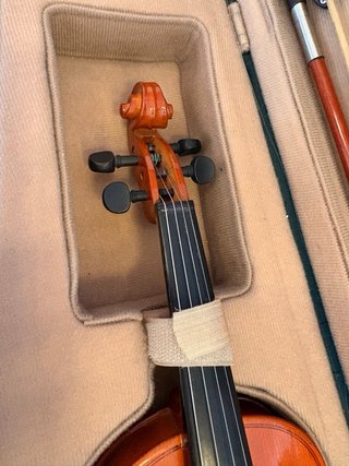 Violín infantil 1/4 completo + 2 almohadillas