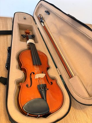 Violín infantil 1/4 completo + 2 almohadillas