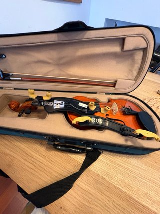 Violín infantil 1/4 completo + 2 almohadillas
