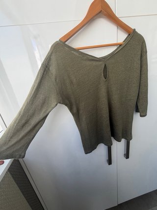 Camiseta Massimo Dutti verde S