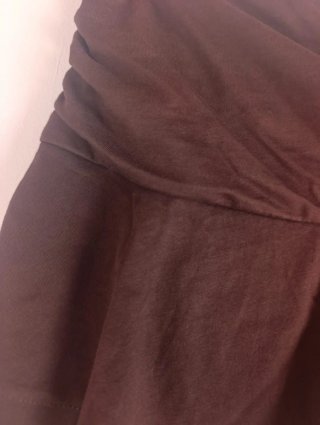 Falda pantalón corta marrón