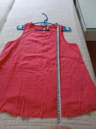 Camiseta sin mangas Stradivarius rosa Talla L