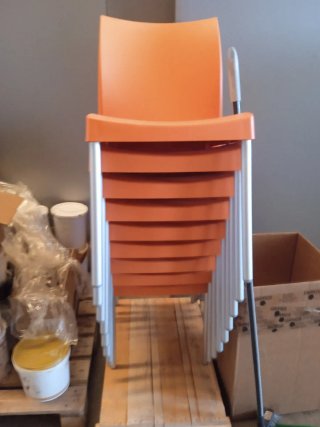 Sillas apilables Pack o uds terraza/ hoste