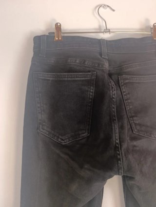 Vaqueros Mango Negros Talla 36