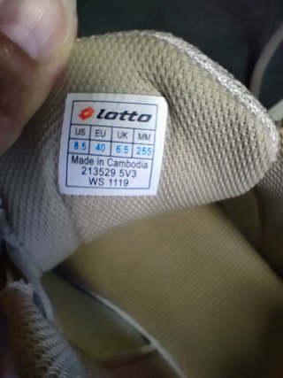 Zapatillas Lotto Beige Talla 40