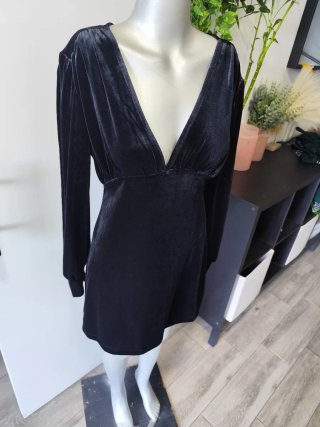 Vestido terciopelo Lefties Talla S