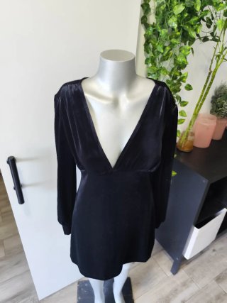 Vestido terciopelo Lefties Talla S