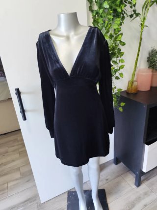 Vestido terciopelo Lefties Talla S
