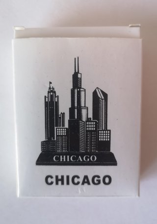 2 Espejos Souvenir de París + 1 pieza de Chicago