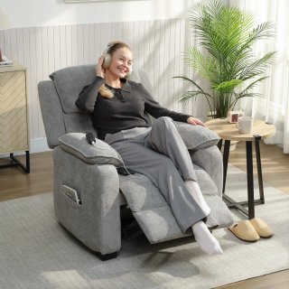 Sillón reclinable eléctrico con mando