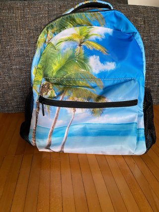 Zaino bambini fantasia mare palme #350-18
