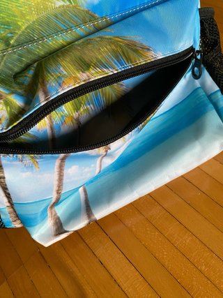 Zaino bambini fantasia mare palme #350-18