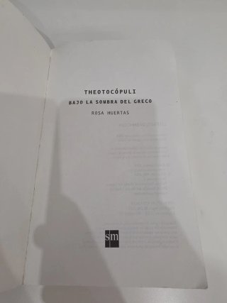 Libro Theotocópuli. Bajo la sombra del Greco