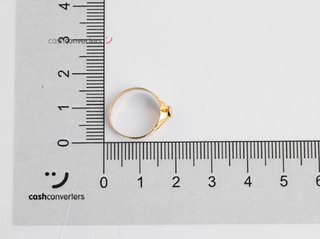 sello oro 18k con piedra con circonita t. 1 (13,05 mm)