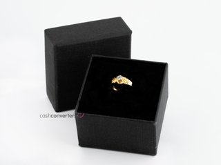 sello oro 18k con piedra con circonita t. 1 (13,05 mm)