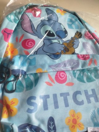 Zaino Stitch Disney Blu Multicolore
