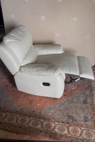 Sillón piel  Reclinable