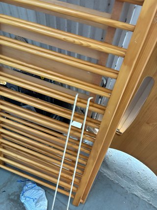 Cuna de madera para bebé