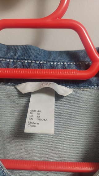 Camisa vaquera H&M Mujer Talla L