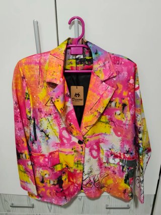 Blazer Pantera Rosa Multicolor