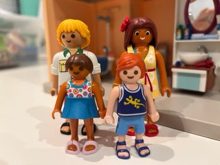 Casa Verano Playmobil con figuras