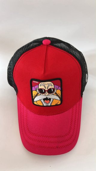 Gorra Trucker Roja con Parche Anime