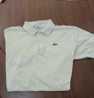 Polo Lacoste Vintage Amarillo