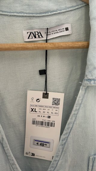 Mono Zara Azul Talla XL