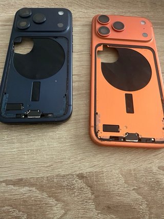 Marcos iPhone 17 pro y 17 pro max de desmontaje