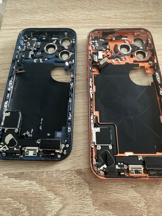 Marcos iPhone 17 pro y 17 pro max de desmontaje