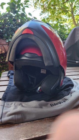 Casco Modular BMW T-S Rojo