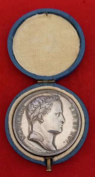 Francia. Medalla de Napoleón. Plata. 1812.