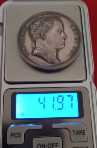 Francia. Medalla de Napoleón. Plata. 1812.