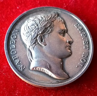 Francia. Medalla de Napoleón. Plata. 1812.
