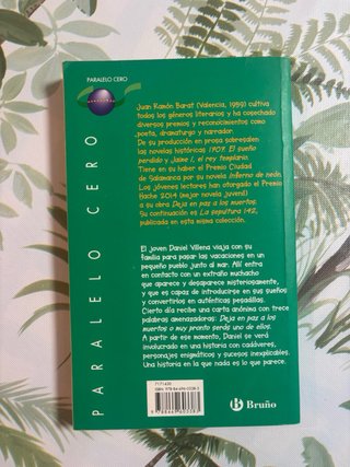 Libro Deja en paz a los muertos J.R. Barat