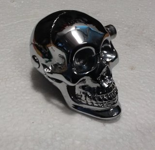 Calavera Bronce Cromada