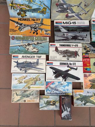 Colección Maquetas Aviones Vintage Completas