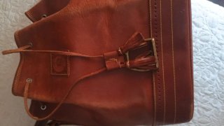 Bolso de piel El Caballo marrón