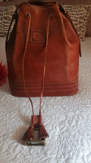 Bolso de piel El Caballo marrón