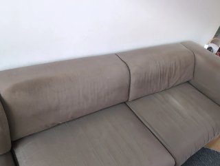 Sofá Cassina modular tela gris