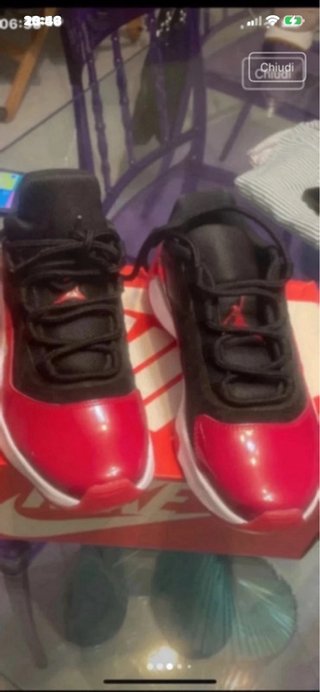 Scarpe Jordan Uomo/Donna Nero Rosso