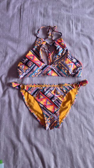 Bikini Estampado Étnico Talla XS