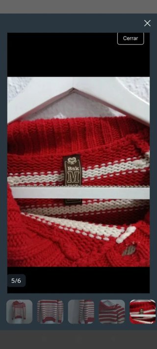 Jersey Rayas Rojo y Blanco