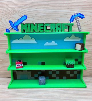 Expositor Minecraft 3 niveles